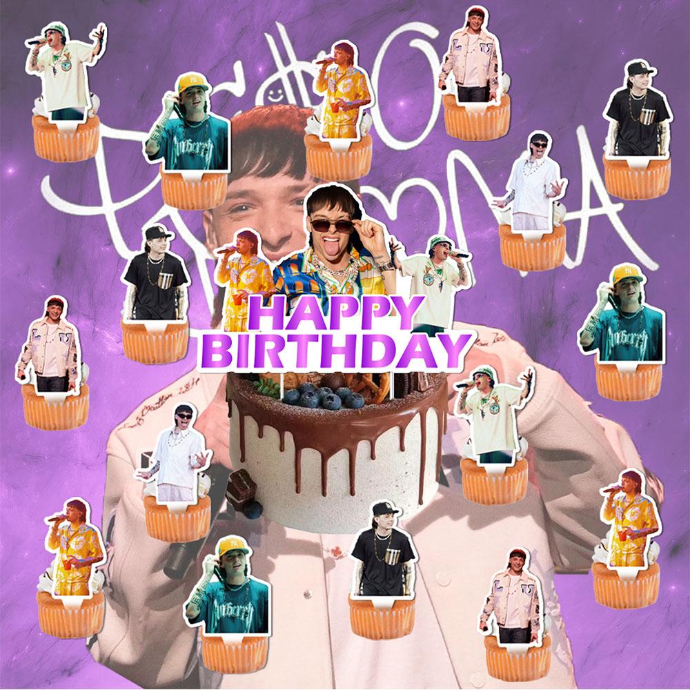 32pcs Peso Pluma Party Supplies Included a Banner, Cake Toppers, Balloons
