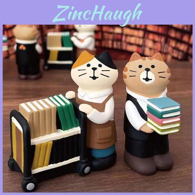 Katzen Harz Figur Kreativ Sammlerstück DIY Dekoration für Zuhause Büro
