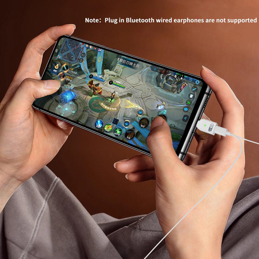 2 In 1 USB Type C Audio Adapter Fast Charging PD 45W USB-C Earphone Converter Laptop Male To Female for Xiaomi