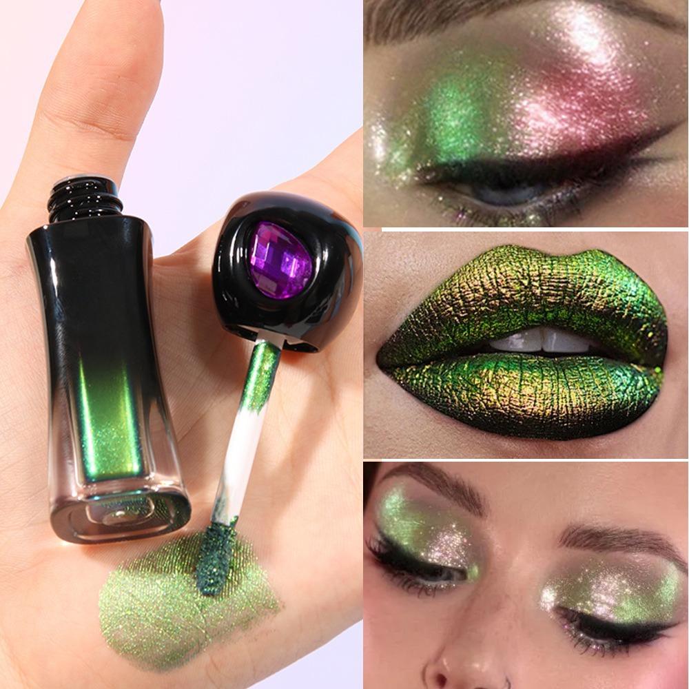 6-color Chameleon Eyeshadow  Fine Sparkling Chameleon Eyeshadow  Pearlescent Sleeping Eye Liquid Eyeshadow