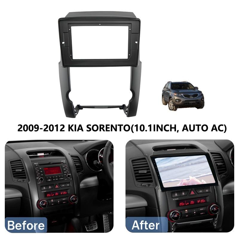 Für Kia Sorento 2009-2012 Autoradio Blende Android MP5 Player Panel Gehäuse Rahmen 2Din Head Unit Stereo Armaturenbrett Abdeckung