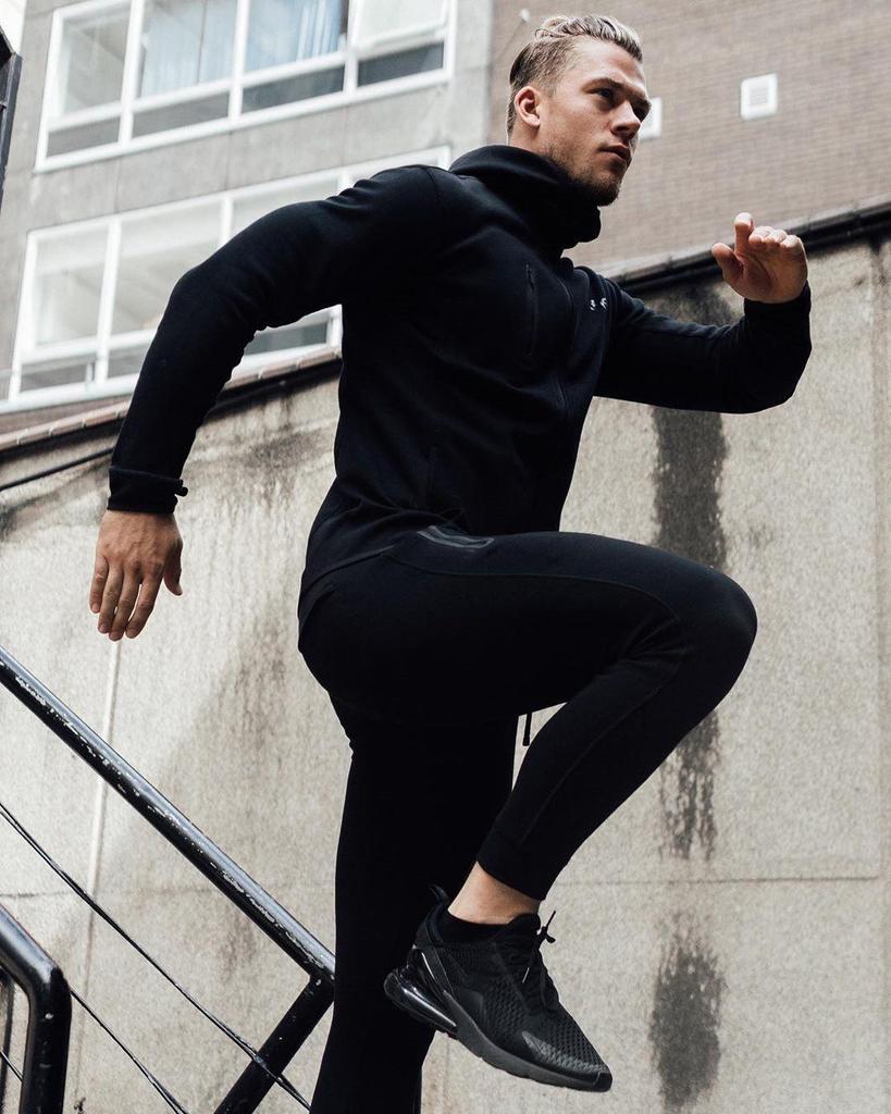 Muscle Fitness Bros 2022 Outdoor Sports Hooded Sweatshirt Set