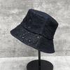 25 High Quality Heavy Industry Bright Diamond Bucket Hat Women Spring And Summer Internet Celebrity Niche Personality Temperament Sunshade Basin Hat