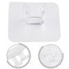 1 X Transparent Strong Sticky Wall Hanging Nail-free Hook Kitchen Bathroom Parts