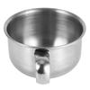 5 Stainless Steel Shaving Bowls Men Premium Grooming Essential Corrosion Resistant Bathroom Accessory