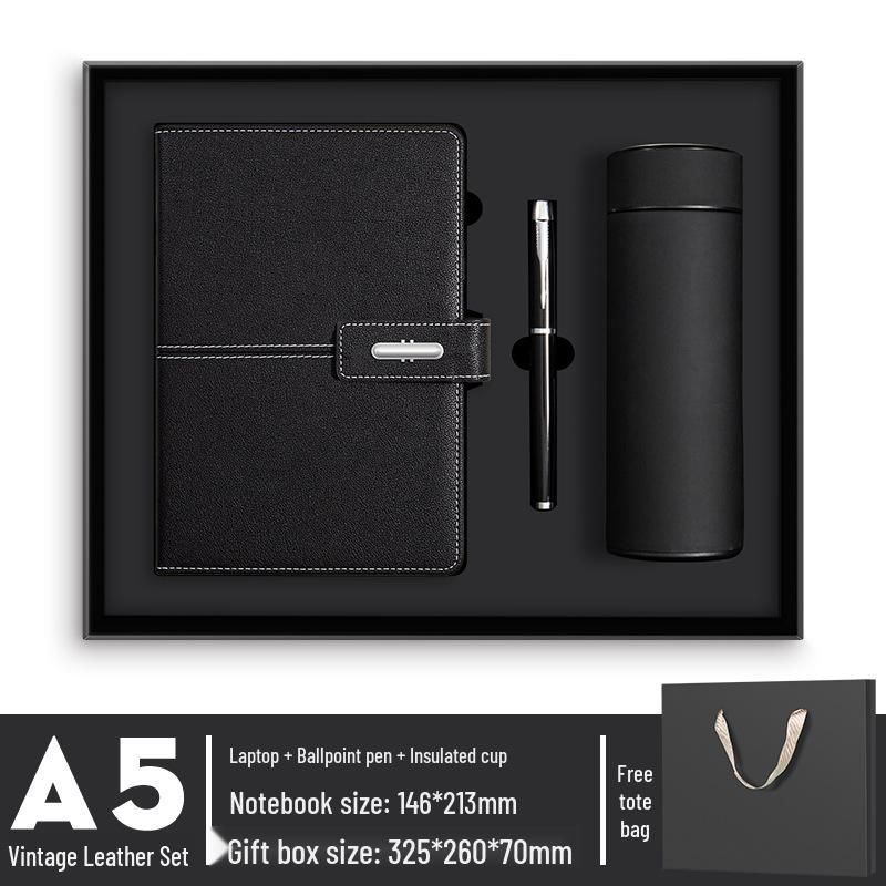 Elegant Business Notebook Gift Set - Office, Meeting, Study, Corporate Souvenir