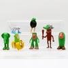 8PCS Tung Tung Tung Sahur Tralalero Tralala Italian Brainrot Anime Action Figure Set Ornaments Mini PVC Model Desktop Decor Gift