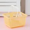 Storage Basket Multifunctional Compact Plastic   Basket with Handle for Desk