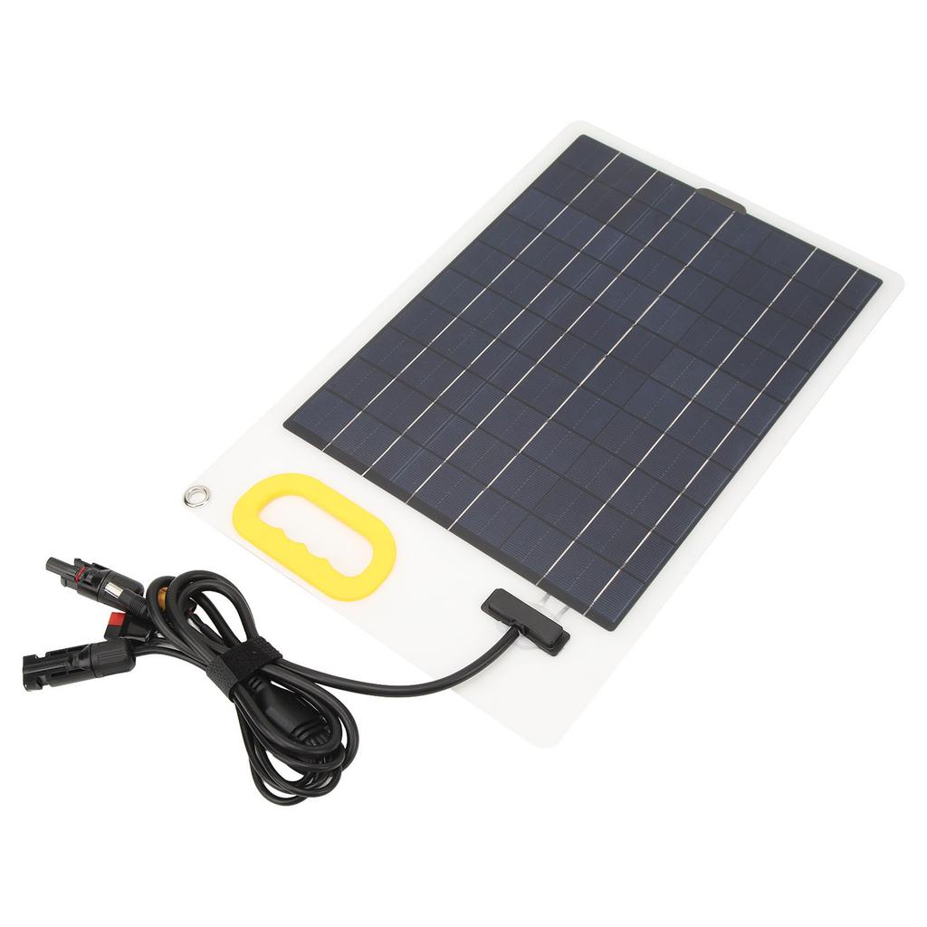 Solar Panel Kit 100w Polysilicon Solar Battery Charger with 30A MPPT Controller Dual USB Port for RV Campers