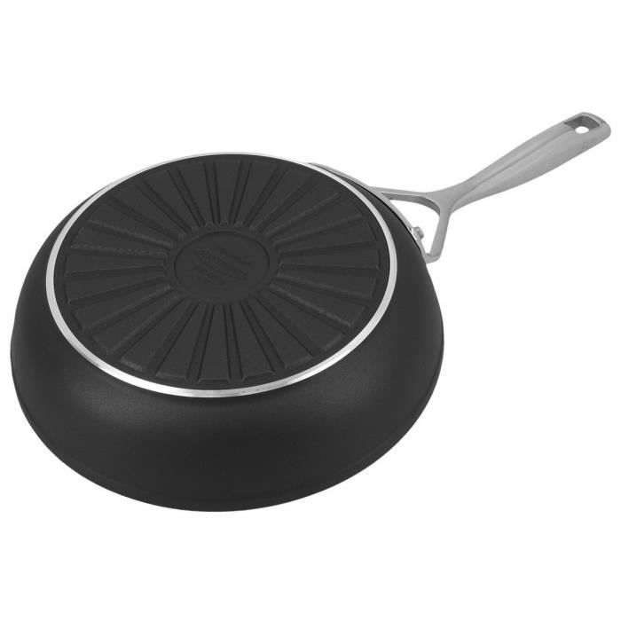 Poêle Antiadhésive - DEMEYERE - Alu Pro 5 - 20 cm - Aluminium - Noir Argenté