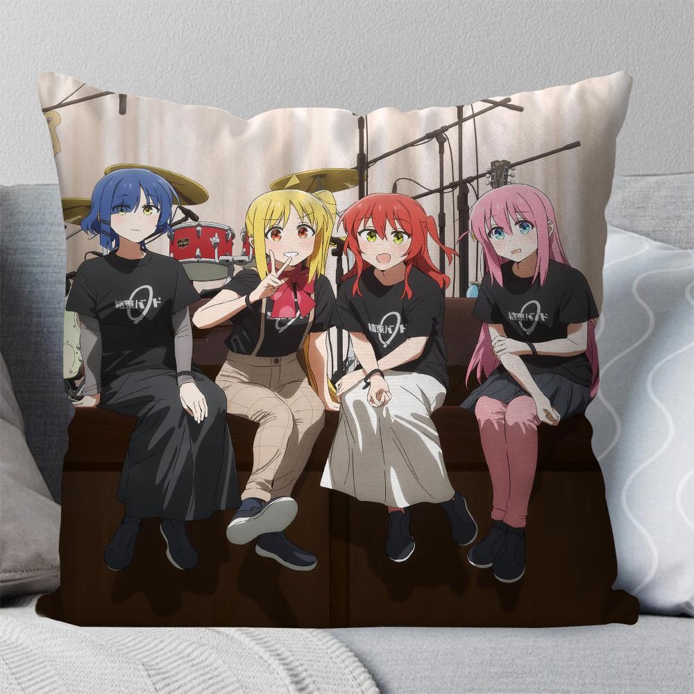 Animation Einsamer R-Rock Kissenbezug Quadratisches Kissen Schlafzimmer Sofa Freizeit Komfort Kissen Auto Wohnzimmer Heimdekoration 40X40