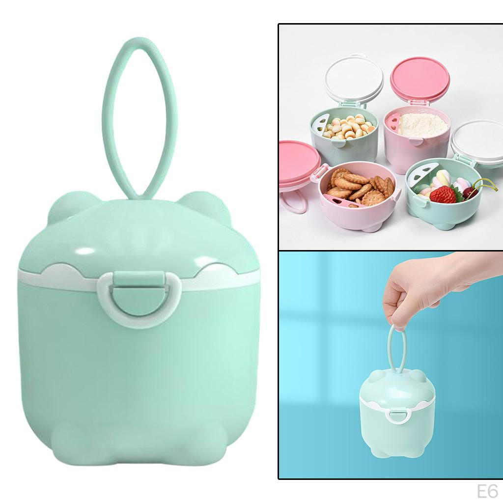 Baby Formula Dispenser Portable Cute Food Storage Box Essential Cereal Infant Toddle Snacks