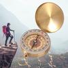 Copper Outdoor Compass Brass Material Camping Compass Portable Pocket Compass Navigation