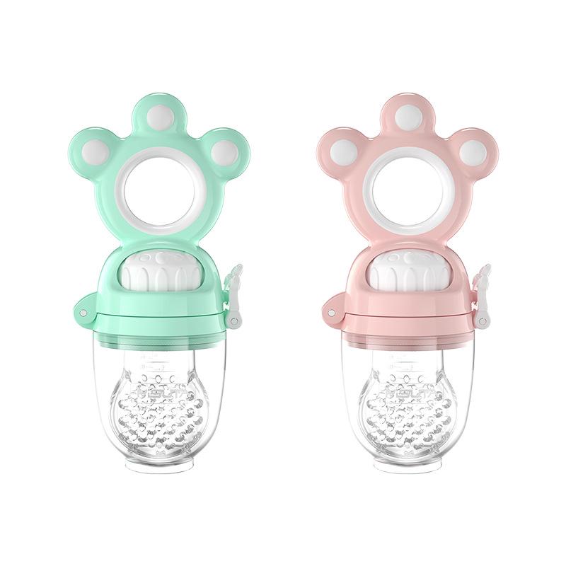 Misuita Baby Fruit & Veggie Teething Pacifier with Rotating Push
