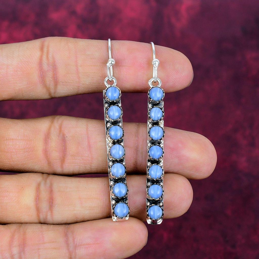 Owyhee Opal Earrings, 925 Sterling Silver Jewelry, Gift For Women Handmade Earrings Gemstone Jewelry