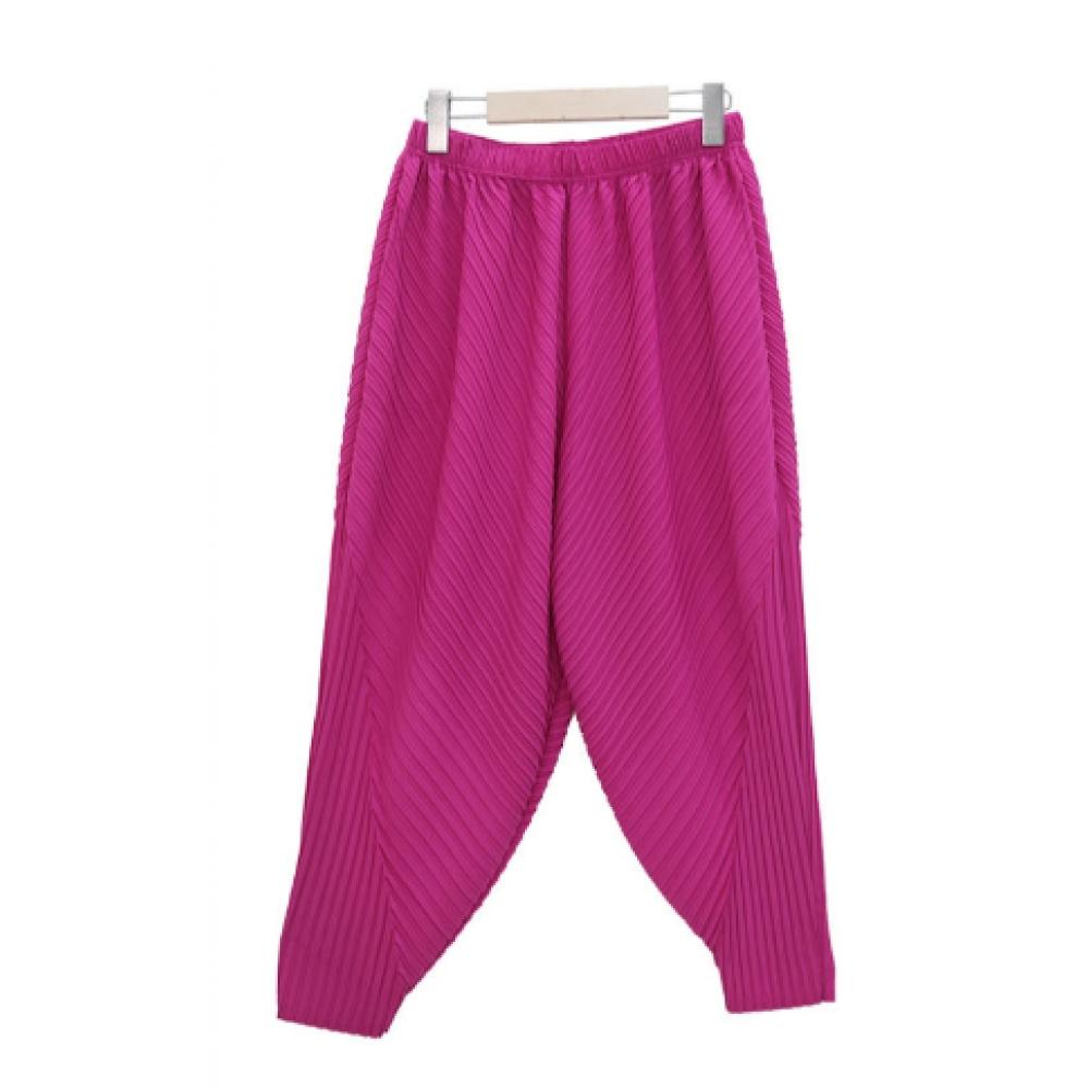 Shiz Madam Women S aSymmetrical pleatS Baggy pantS P92036
