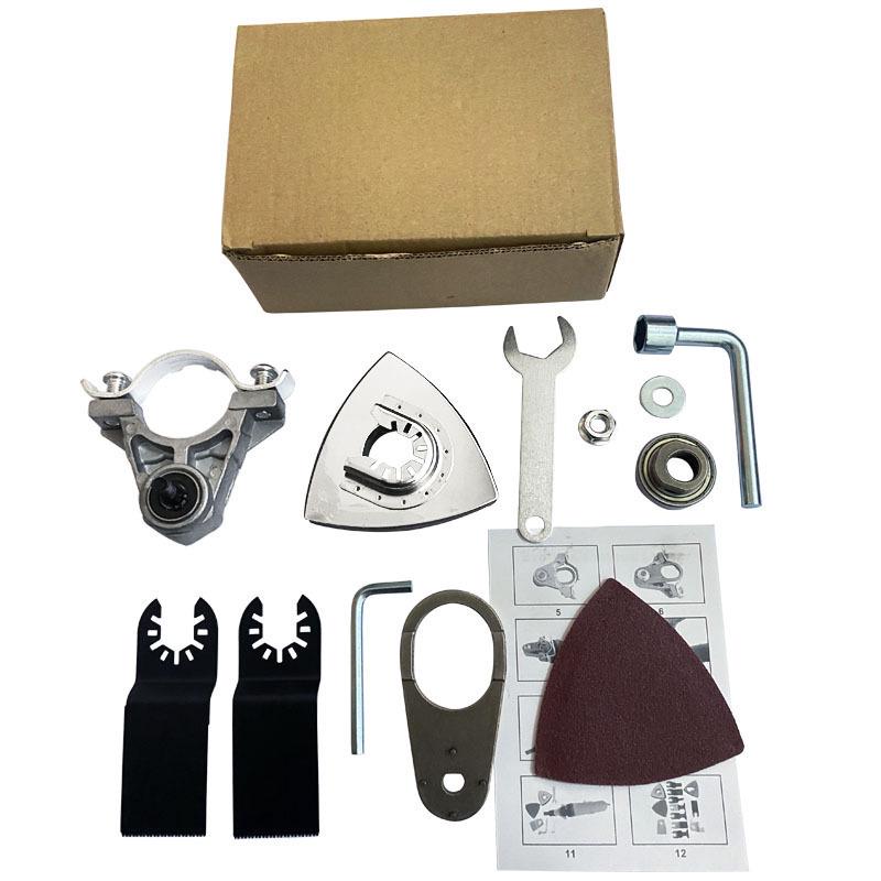 Multi-Tool Electric Hand Grinder Conversion Kit for Cutting, Shovel, and Woodworking