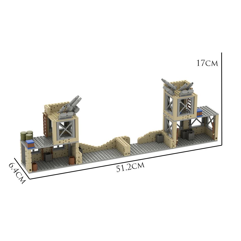 

Small particle building blocks World War II military base model children s puzzle education handmade toys gifts ornaments