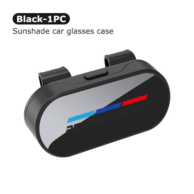 BBKM7 Car Glasses Box Portable Sunglasses Holder Eyeglass Case Sun Visor For BMW M M2 M3 M4 M5 M6 E46 E90 E60 F30 E39 X1 X3 X4 X5