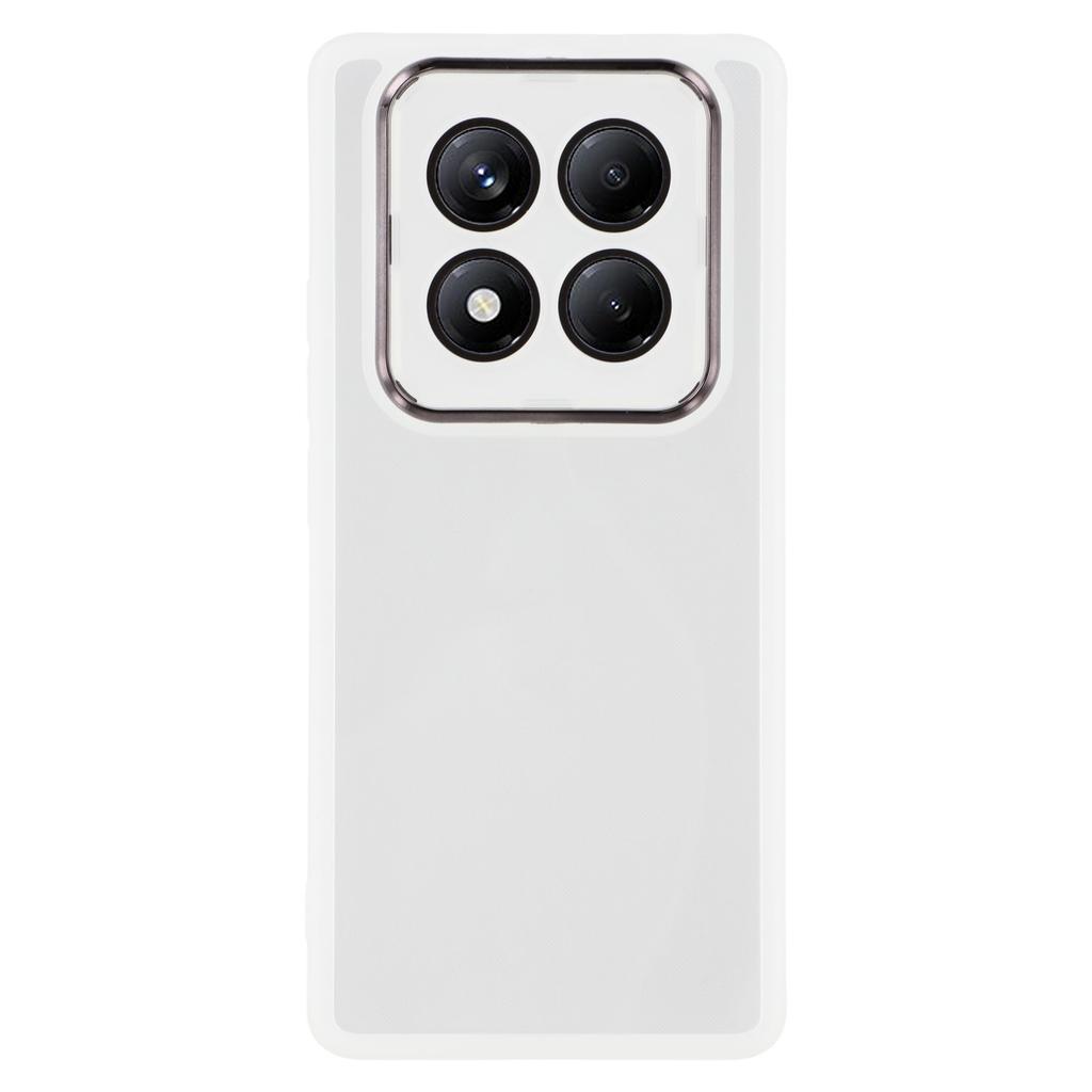 For Xiaomi Redmi Note 14 Pro 4G Case Electroplated Camera Frame TPU Phone Cover