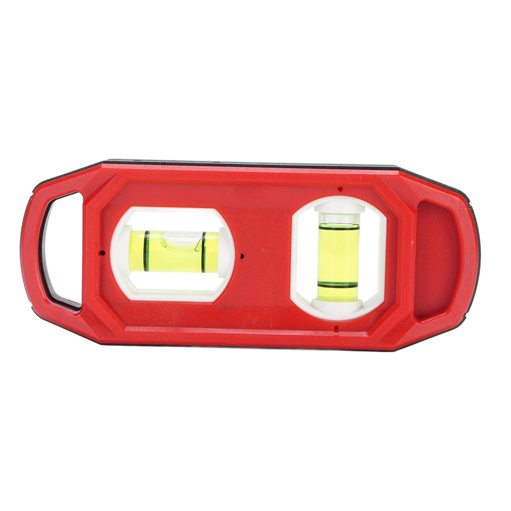 Magnetic Bubble Level 11cm Length 1mm Accuracy Horizontal Vertical Bubble Leveling Tool for Home