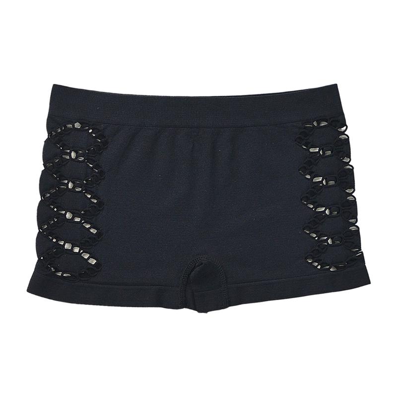 Women's Low-Rise Shorts with Side Cutouts Underpants