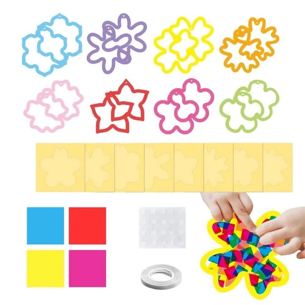 Ability Training Easter Decoration Creative DIY Window Decor Kit Window Cling Kit  Outdoor School
