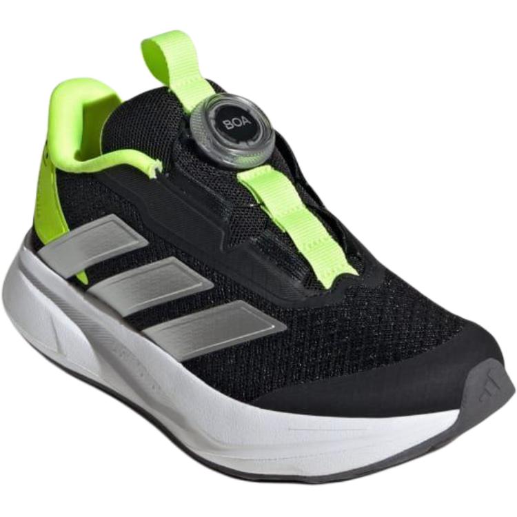 Adidas Duramo SL BOA K Black Lucid Lemon Kids Sneakers Core-Black Silver-Metallic JI1694