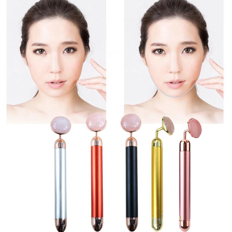 Jade Massager Electric Face Hand Eye Neck Body Anti Ageing Therapy Beauty Device