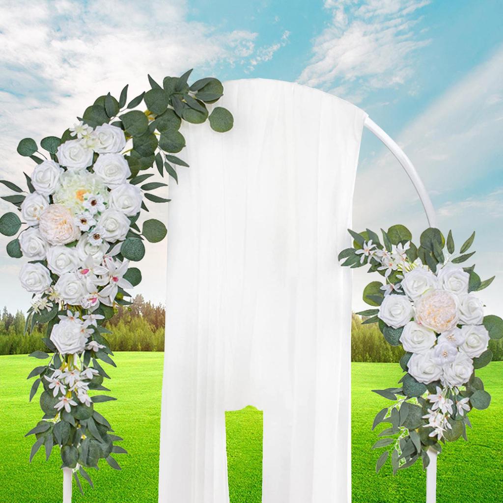 Artificial Flower Swag, Wall Swag Backdrop, Wedding Arch, Front Door Flowers