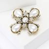 Vintage Alloy Baroque Pearl Brooch High-End Versatile Ladies Clothing Corsage Ornament Pin