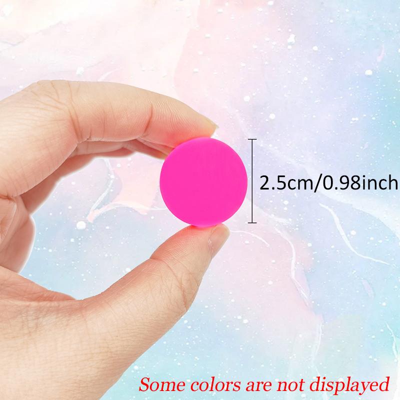 10/15/20PCS Round Bounce Ball 2.5cm Size High Elasticity Mix Colors Fun Chasing Bouncing Game Props Performance Rewards Gift ZYF