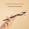 Lotus Ebony Hairpin: Elegant Chinese-Style Women's Updo Accessory