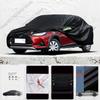 Voor Toyota YARiS L Anti-UV Zonnescherm Regen Sneeuwbestendig Zwarte Afdekking Stofdicht Auto paraplu Volledige Autohoes Buitenbescherming