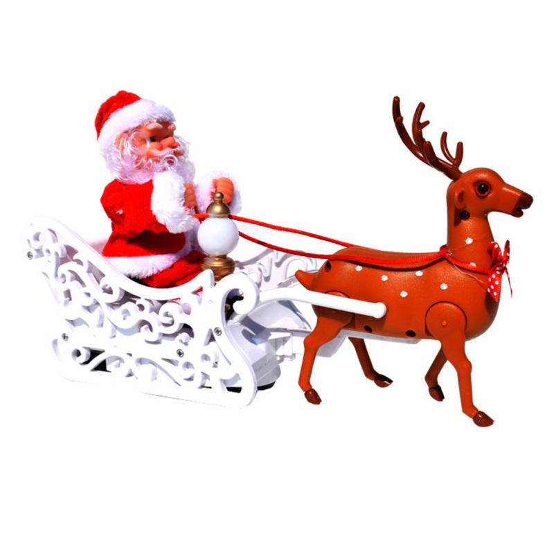 Elk River Christmas Gifts 2022 Buy Home Christmas Ornaments Electric Toy Santa Claus Elk Sleigh Doll  Electric Xmas Gift At Affordable Prices — Free Shipping, Real Reviews With  Photos — Joom