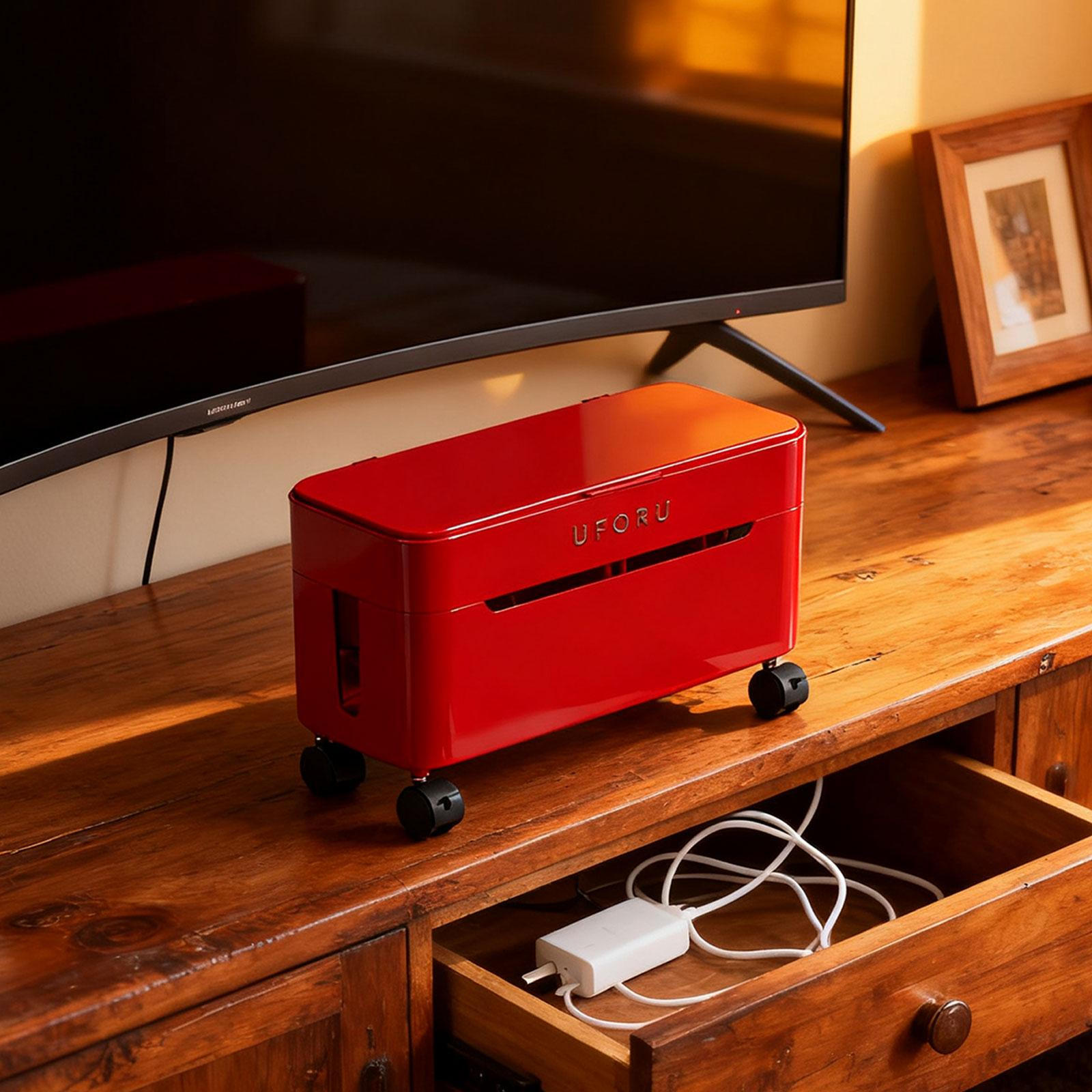 

Administration Box, Storage Case, Distributor, Desk Organizer for Living Room красный