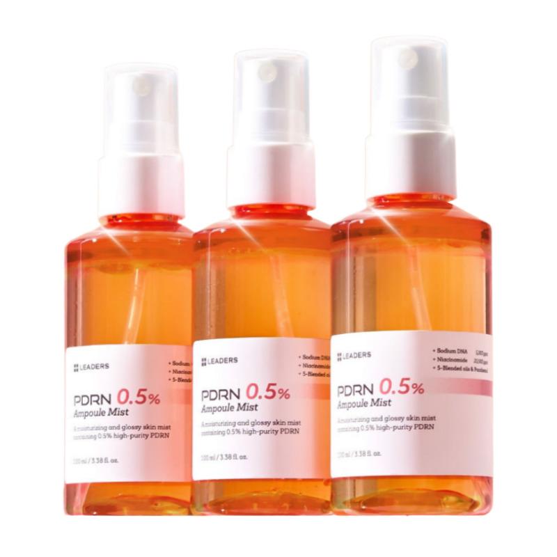 LEADERS PDRN 0.5% Ampoule Fine Mist Spray 100ml × 3
