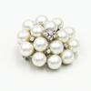 Korean Fashion Pearl & Crystal Brooch Pin for Ladies
