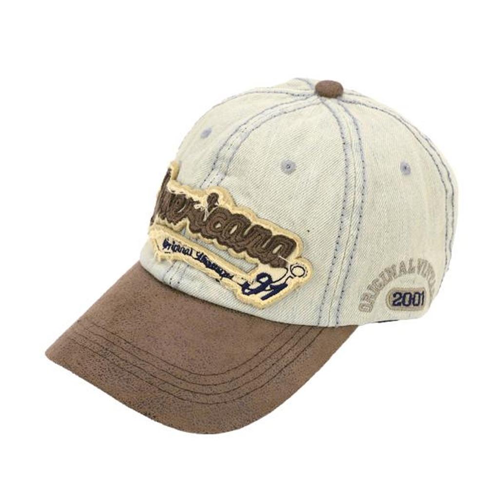 

Squaz Ball Cap Summer Daily Two-Tone Lettering Baseball Cap SDDU002