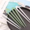 Vintage Hanfu U-Shaped Acrylic Hairpins for Versatile Updo Hairstyles