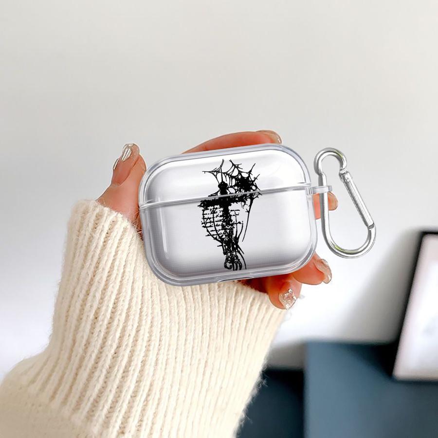 Cross Bibles Pattern Case For Airpods Pro2 4 Pro3 3 Pro 1 2 Clear Earphone Cases Cover