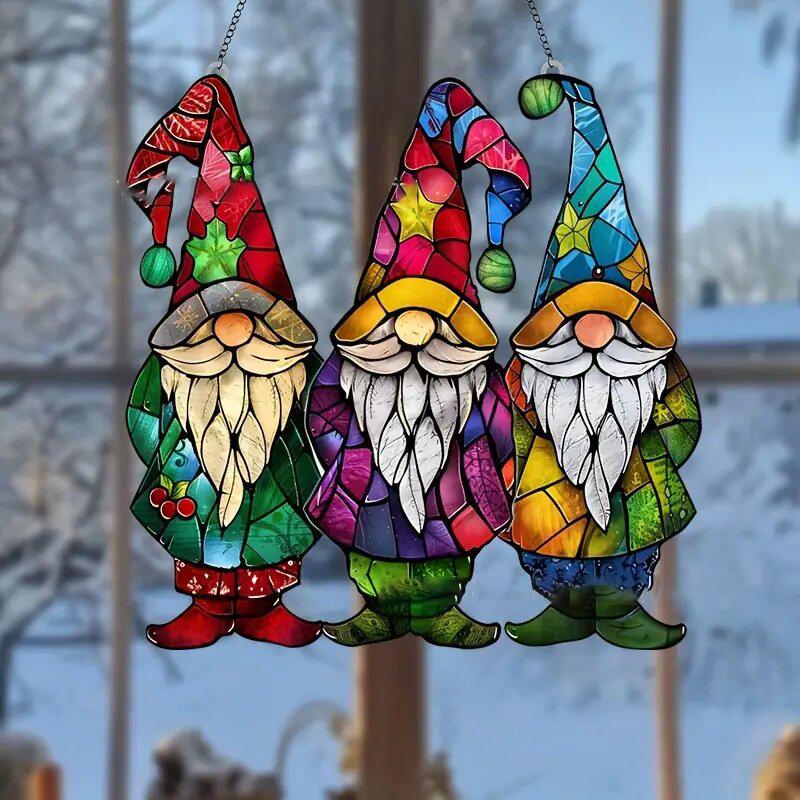 Festive Colorful Design Sun Catcher Acrylic Tree Sun Catchers Holiday Window Lights Catcher Sun Catcher 20cm for Window Home