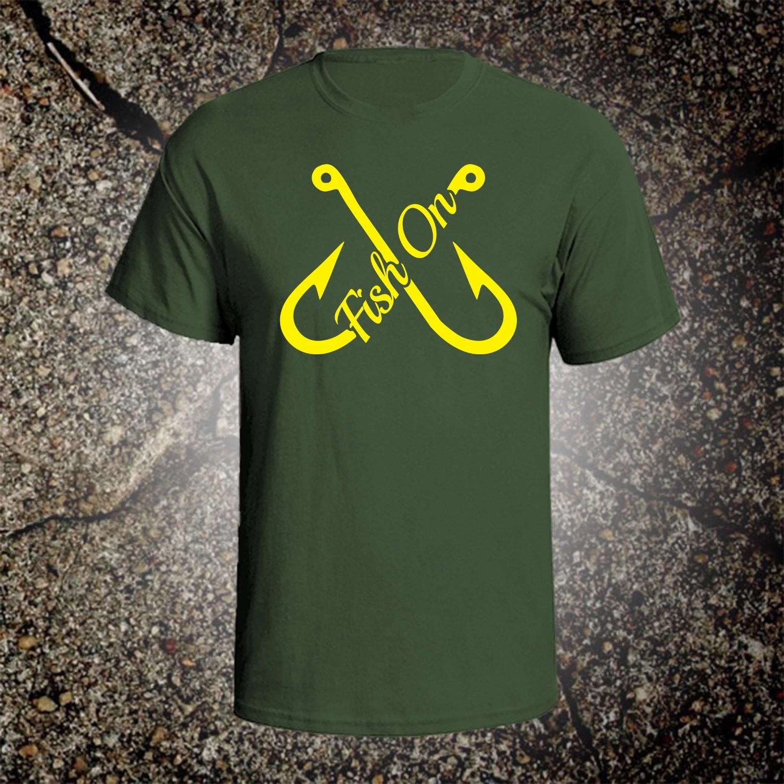 

Fish On 1 graphic tee shirt hunting bass deer abu garcia remington kayak 3XL