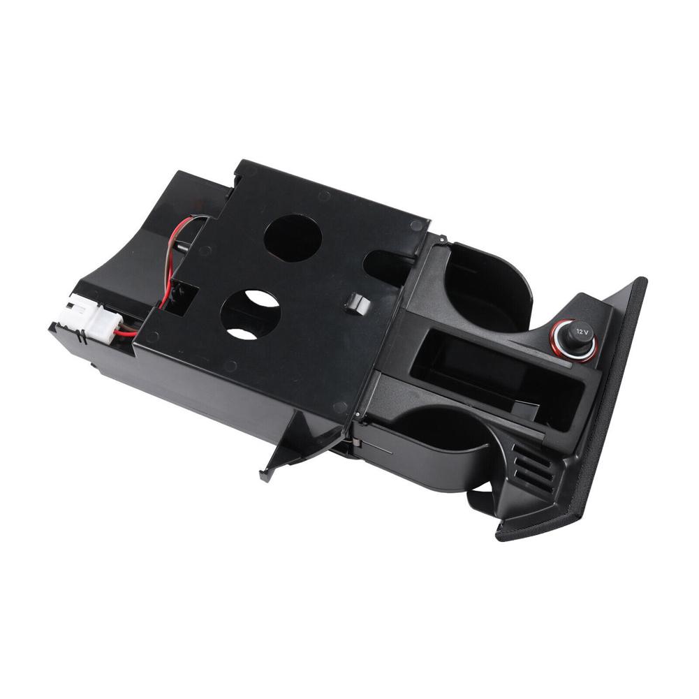 Aschenbecher Becherhalter Ständer RHD Grau 7H285860130T Für VW T5 Transporter 2003-2013 Auto Vorne Dual Wasser Tasse Getränkehalter