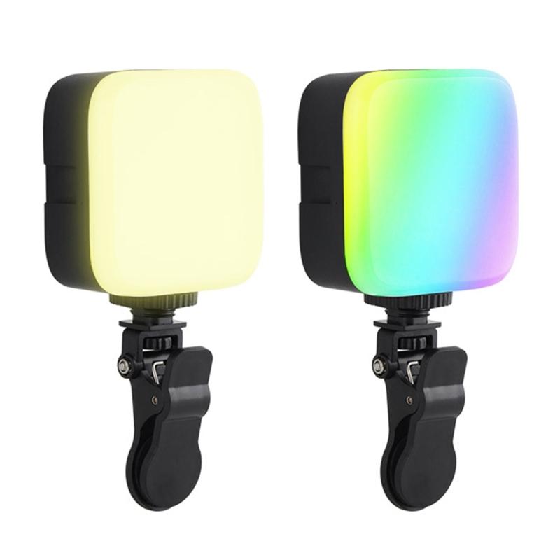 Mini Square Mobile Phone Fill Light Magnetic Mount Photography Lighting For Live Content Creation 3000K-6500K Adjustable
