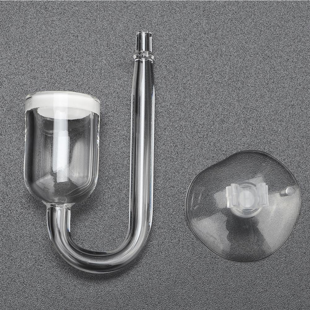 High Transparent Glass Aquarium Carbon Dioxide Refiner Fish Tank CO2 Dissolver Diffuser Atomizer