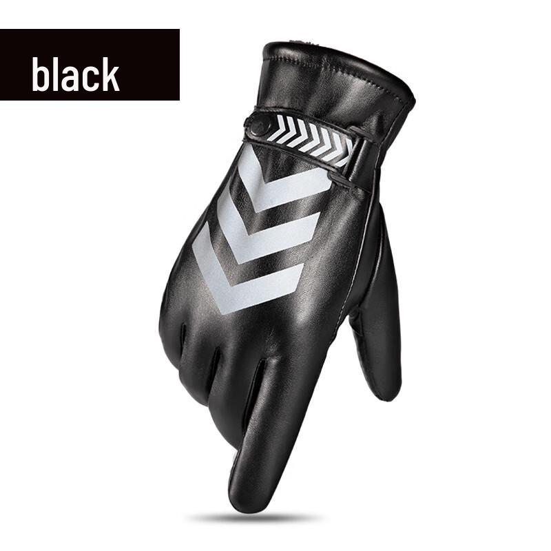 Winter Thermal Reflective Patrol Security Gloves