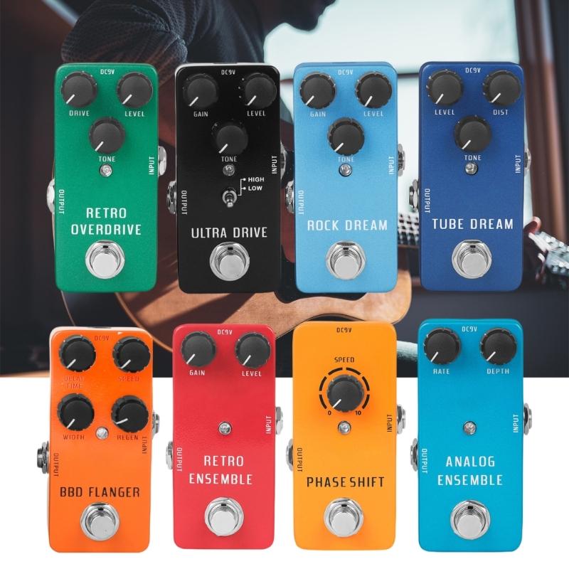 Aluminum Alloy Overdrive Effects Pedal Featuring Sound and User Friendly Interface Musical Instrument Accessories