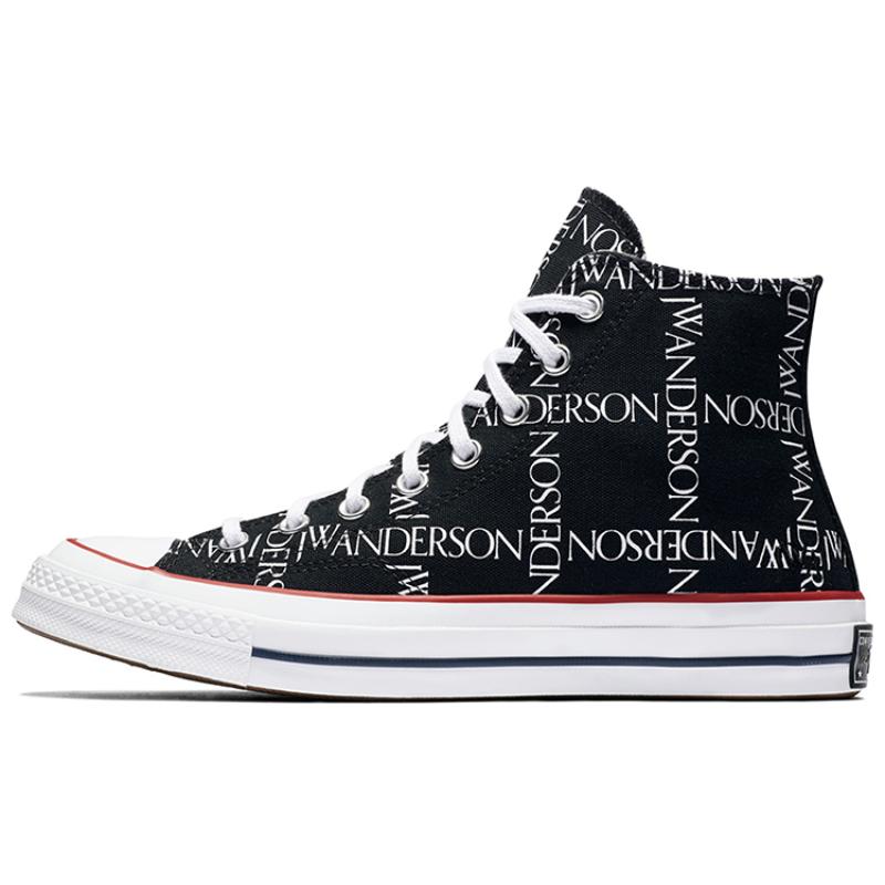 

JW Anderson x Converse Chuck Taylor All Star 70 Grid Hi-Flame Everyday Versatile High Top Espadrilles Unisex Black 39