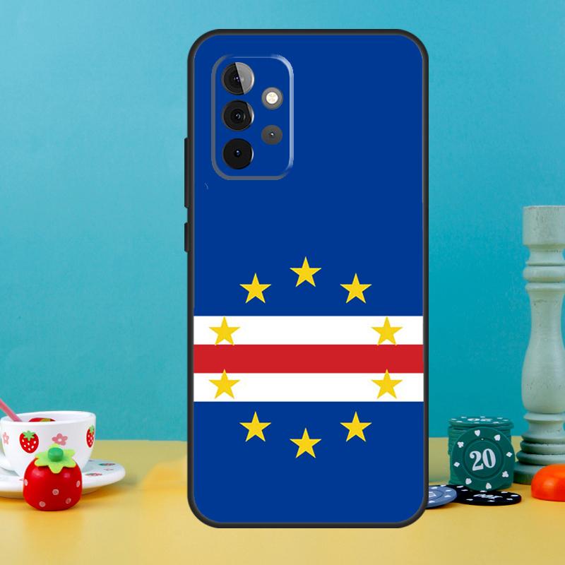 Kap Verde Flagge Wappen Hülle Für Samsung Galaxy A52 A32 A12 A14 A34 A54 A13 A33 A53 A73 A50 A70 A71 A51 Rückabdeckung